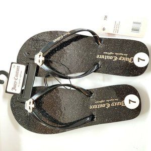 New NWT Juicy Couture Sparks Women Flip Flop Sanda